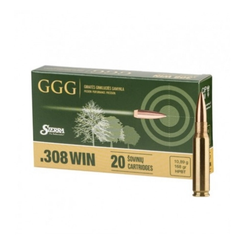 Amunicja GGG kal. 308Win HPBT GPX15 (175GRN) NOSLER