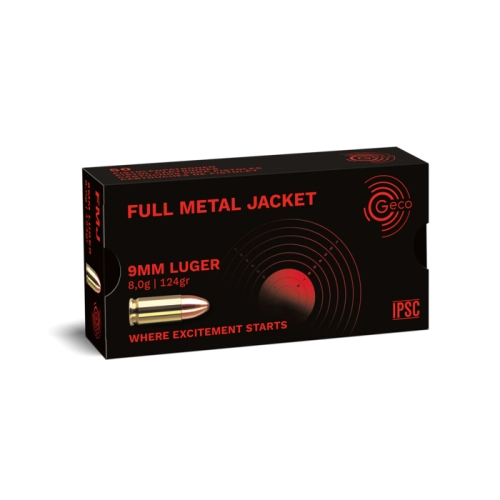 Amunicja 9 PARA GECO BA 13 FMJ 8,0g  seria: V052