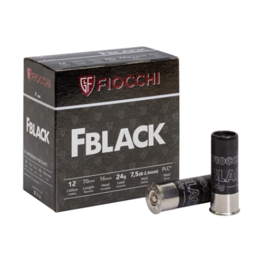 Amunicja Fiocchi FBLACK 24g 7,5  12/70 seria: FR 1504