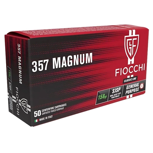 Amunicja Fiocchi .357 Magnum  158gr SJSP (nr partii 6503006)