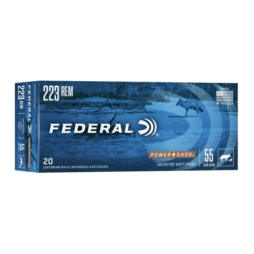 Federal Soft Point 223Rem 55GRS