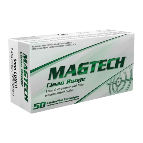 Amunicja Magtech 7,5g FMJ Clean Range 9x19
