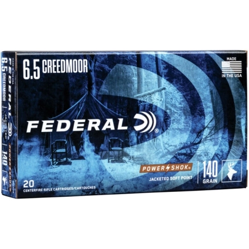 Federal 6,5 Creedmoor Power-Shok Soft Point 140GRS