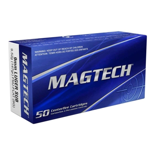Amunicja Magtech Subsonic 9,5g  9x19
