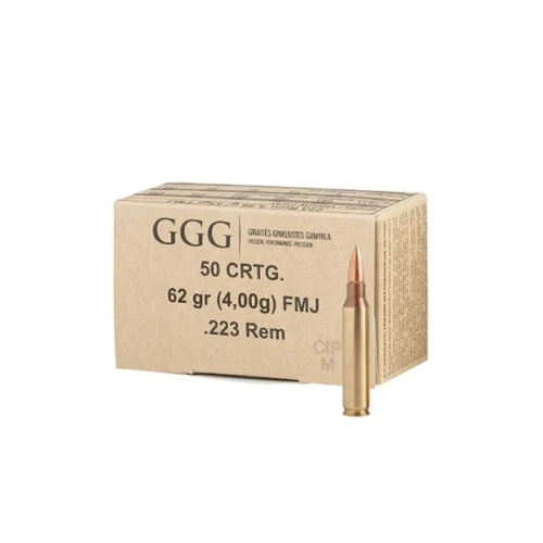 Amunicja GGG kal. 223Rem FMJ 62grn GPR12 nr serii: 190-GGG-24