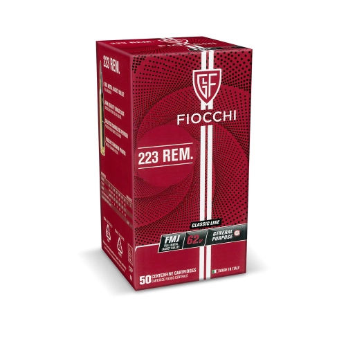 Amunicja Fiocchi .223 REM FMJ 62gr sztuki nr serii: 6510052