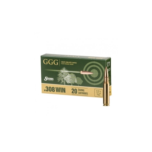 Amunicja GGG kal. 308Win FMJ GPX11 (147GRN)
