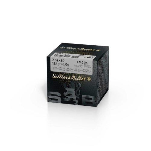 Amunicja S&B 7,62x39 FMJ 8,0g/124gr nr serii: 704,703