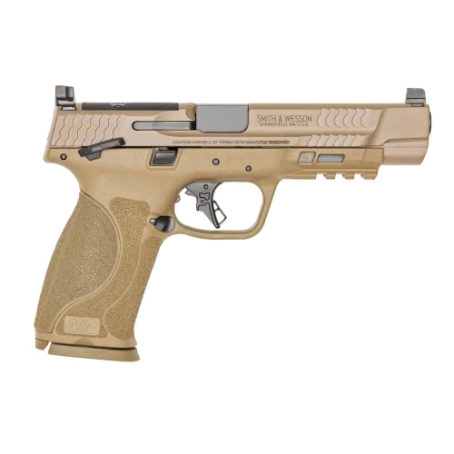 Pistolet SMITH & WESSON M&P9 M2.0 – 5″ – Optic Ready – Manual Safety – FDE – 9×19 mm