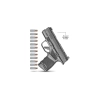 Pistolet Springfield H11 Hellcat OSP - czarny (BLK), Kaliber: 9x19 mm