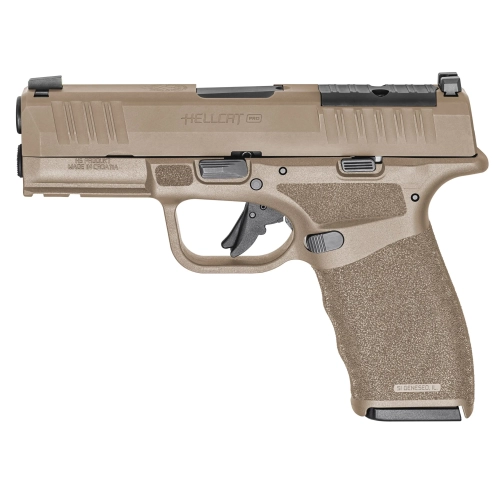 Pistolet Springfield H11 Hellcat PRO OSP - brązowy (FDE). Kaliber: 9x19 mm