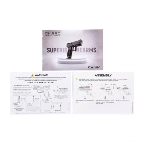 Pistolet Canik METE SF  kal.9x19mm czarny/FDE