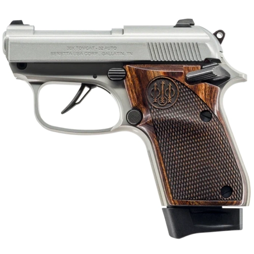Pistolet BERETTA 30X INOX/WOOD GRIP/MT kal. .32 ACP/7,65 Browning