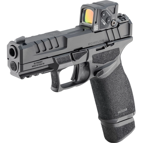 Pistolet HS-Echelon 4.0FC COA; kal. 9x19, czarna muszka i szczerbinka + kolimator Aimpoint COA Red Dot, czarny
