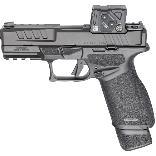 Pistolet HS-Echelon 4.0FC COA; kal. 9x19, czarna muszka i szczerbinka + kolimator Aimpoint COA Red Dot, czarny