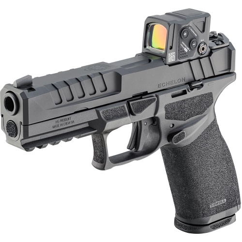 Pistolet HS-ECHELON 4.5F COA, kal. 9x19, czarna muszka i szczerbinka, kolimator Aimpoint COA RED DOT, czarny