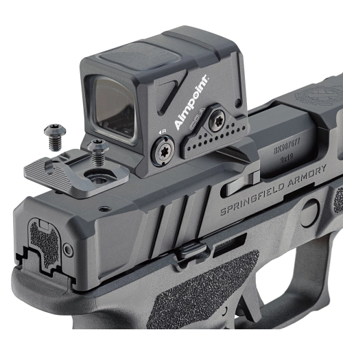 Pistolet HS-Echelon 4.0FC COA; kal. 9x19, czarna muszka i szczerbinka + kolimator Aimpoint COA Red Dot, czarny