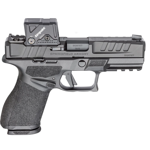 Pistolet HS-ECHELON 4.0C COA, kal. 9x19, Czarna muszka i szczerbinka, + kolimator Aimpoint COA Red Dot, Czarny