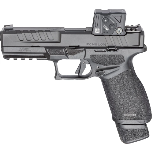 Pistolet HS-ECHELON 4.5F COA, kal. 9x19, czarna muszka i szczerbinka, kolimator Aimpoint COA RED DOT, czarny