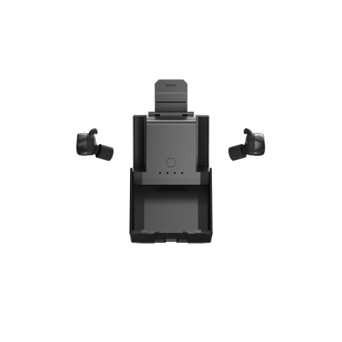 Słuchawki douszne Nitecore NE20 z etui ładującym - black czarne