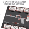 Real Avid - Mata do czyszczenia pistoletu Glock Smart Mat® - AVGLOCKSM