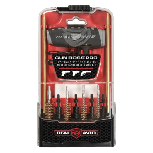 Real Avid - Zestaw do czyszczenia broni Gun Boss® Pro - Handgun Cleaning Kit - AVGBPRO-P