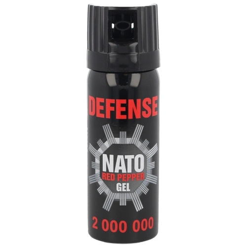 Gaz pieprzowy Defence Nato - Żel - Stożek - 50 ml - 40050-C