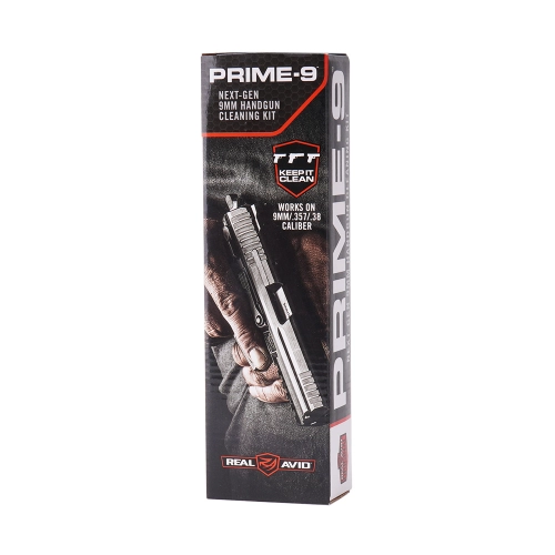 Real Avid - Zestaw do czyszczenia broni Prime-9 - 9 mm / .357 / .38 - AVGCK9MM