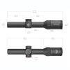 Vector Optics - Luneta biegowa Continental x6 Tactical - 1-6x24i - Czarny - SCOC-44