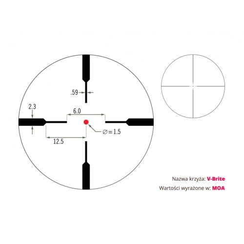 Luneta celownicza Vortex Crossfire II Hog Hunter 3-12x56 30 mm AO V-Brite