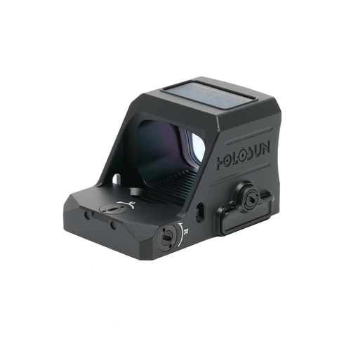 Holosun - Kolimator otwarty HS407C X3 - 2 MOA Red Dot - Solar Panel - Czarny - HS407C-X3-RD