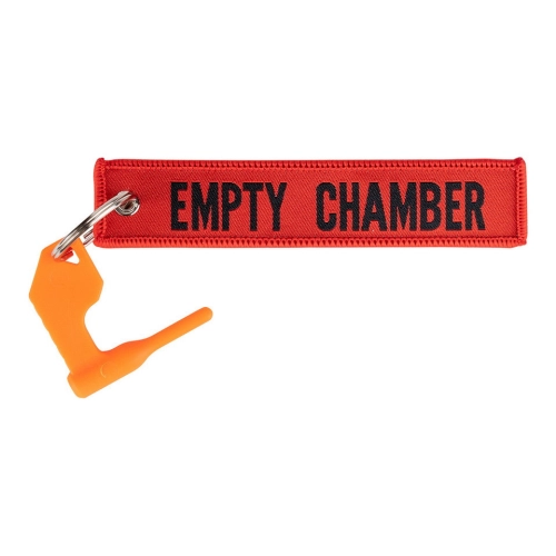 Fostex - Flaga bezpieczeństwa z zawieszką Empty Chamber - Polimer - Czerwona - 251314,
