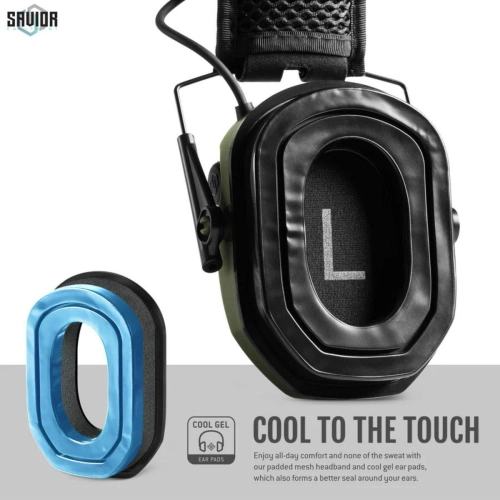 Savior - Słuchawki aktywne żelowe Apollo - zielone  - EM-APOLLO-OG