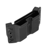 DOUBLETAP GEAR - Ładownica Kydex zewnętrzna OWB na dwa magazynki P-07/09/10, M&P9, SFP9, P320 - Czarna