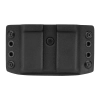 DOUBLETAP GEAR - Ładownica Kydex zewnętrzna OWB na dwa magazynki P-07/09/10, M&P9, SFP9, P320 - Czarna