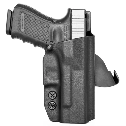 Kabura zewnętrzna prawa do pistoletu Glock 17/19/22/23/26/27/31/32/33/34/45 MOS, RH OWB kydex, kolor: czarny