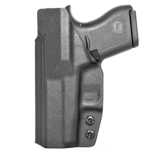 Kabura wewnętrzna prawa do pistoletu Glock 43/43 Mos , RH IWB kydex, kolor: czarny