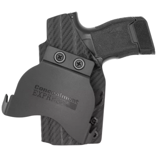 Kabura zewnętrzna prawa do pistoletu Sig Sauer P365 XMACRO OR, RH OWB kydex, kolor: carbon