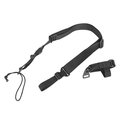 Cetacea Tactical - Pas  Zawieszenie do broni Economy Three Point Sling - Czarny - TA-E3PS-BLK