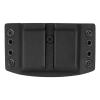 DOUBLETAP GEAR - Ładownica Kydex zewnętrzna OWB na dwa magazynki do CZ Shadow, Walther P99 - Czarny