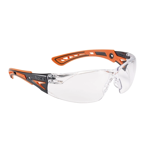 Bolle Safety - Okulary ochronne Rush+ - Pomarańczowe - RUSHPPSIO