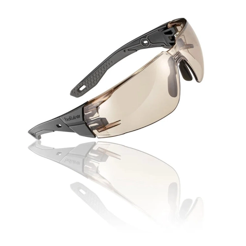 Bolle Safety - Okulary ochronne RUSH+ 2.0 - EN ISO 16321-1 - Platinum - Copper - RUSPMN30E