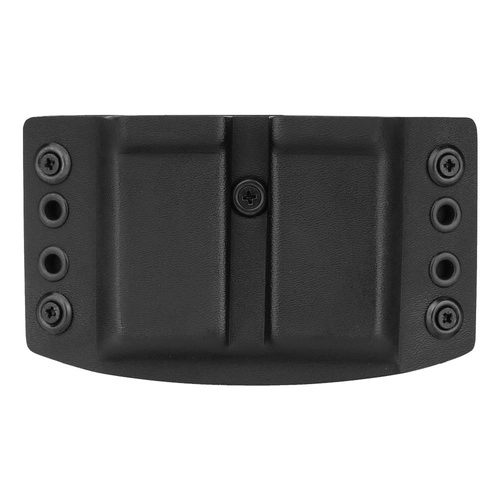 DOUBLETAP GEAR - Ładownica Kydex zewnętrzna OWB na dwa magazynki do CZ Shadow, Walther P99 - Czarny