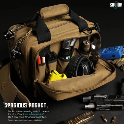 Savior - Mini Pistol Range Bag Specialist - Tan - RA-DGSPWS-MINI-TN